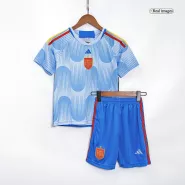 Spain Away Jersey Kit 2022/23 Kids(Jersey+Shorts) - goaljerseys