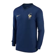 France Home Jersey 2022 - Long Sleeve - goaljerseys