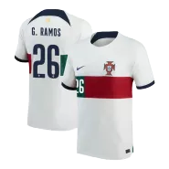 Portugal G.RAMOS #26 Away Jersey 2022 - goaljerseys