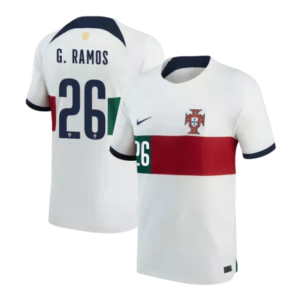 Portugal G.RAMOS #26 Away Jersey 2022 - gojersey