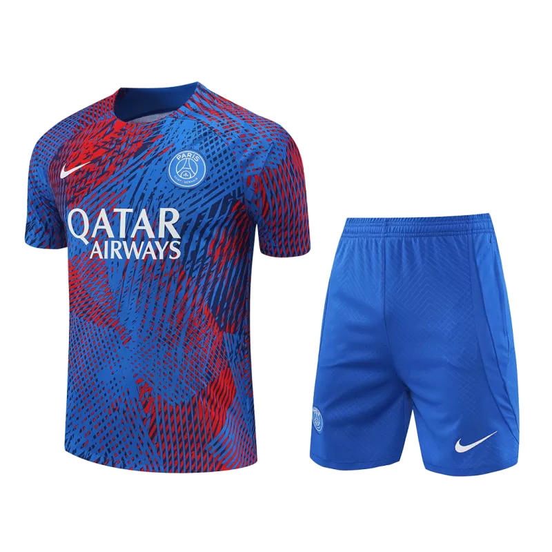 PSG Pre-Match Jersey Kit 2022 (Jersey+Shorts) - gojersey