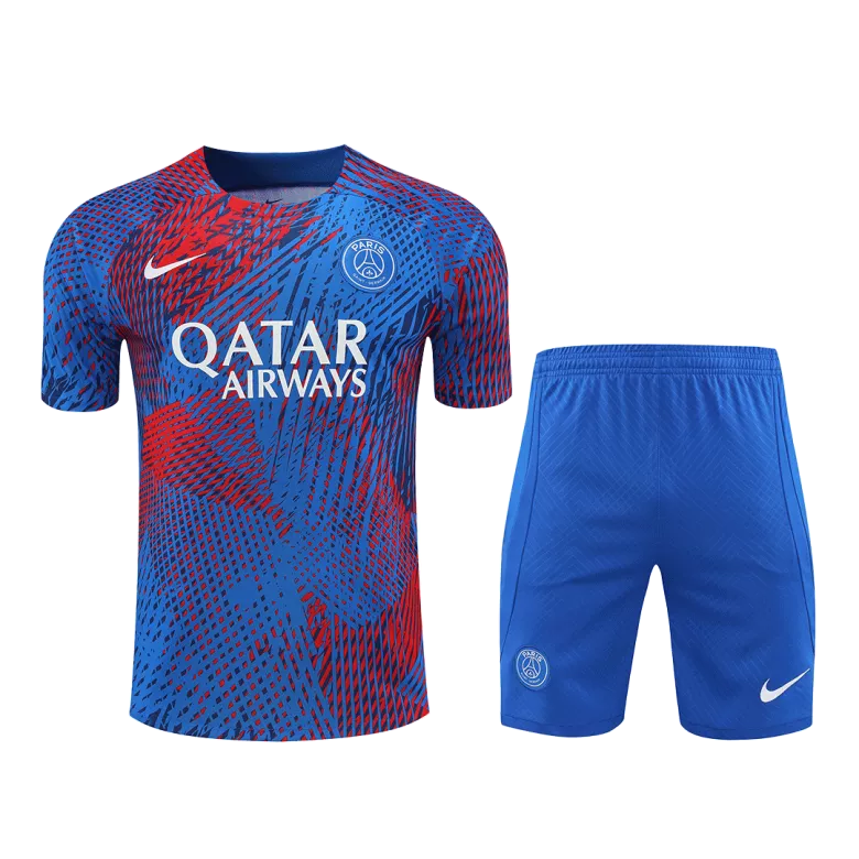 PSG Pre-Match Jersey Kit 2022 (Jersey+Shorts) - gojersey