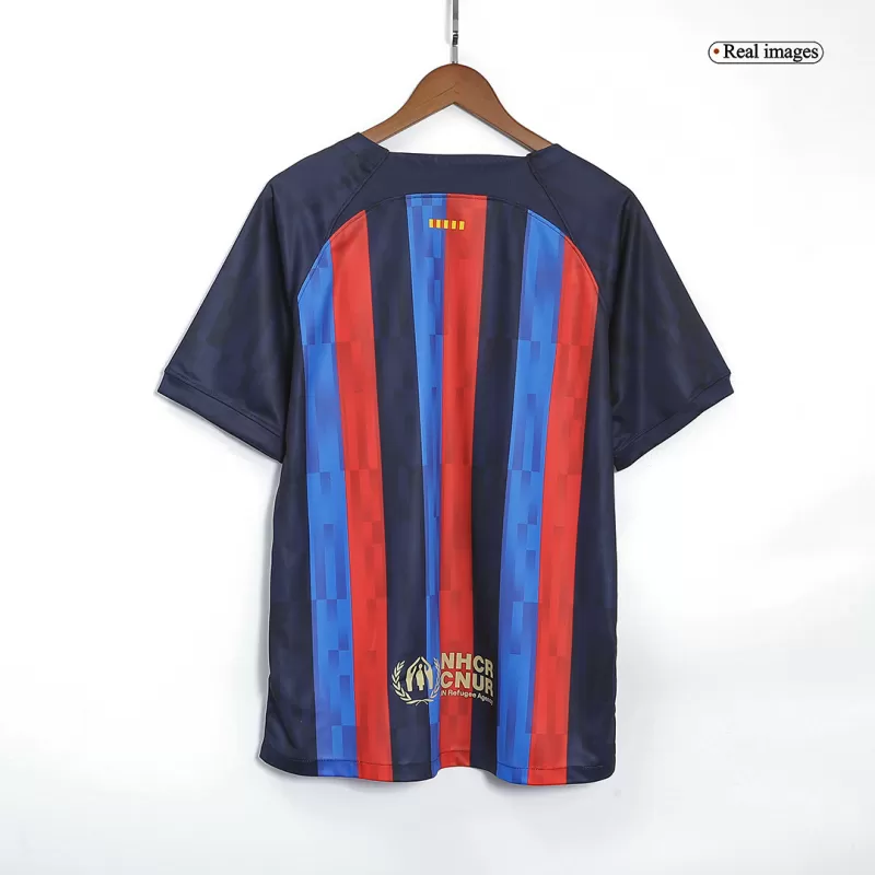 Barcelona X Drake Home Jersey 2022/23 with Red&Blue available at gogoalshop