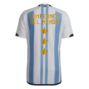 Argentina Three Star Home Jersey Authentic 2022 - Champion Edition - goaljerseys