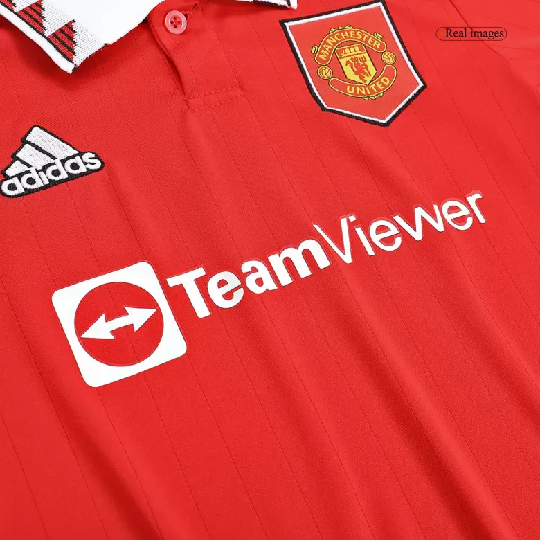 Manchester United 2022 / 2023 Kids Jersey And Short - Home