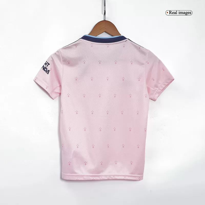 Arsenal Third Away Jersey Kit 2022/23 Kids(Jersey+Shorts) available at gogoalshop