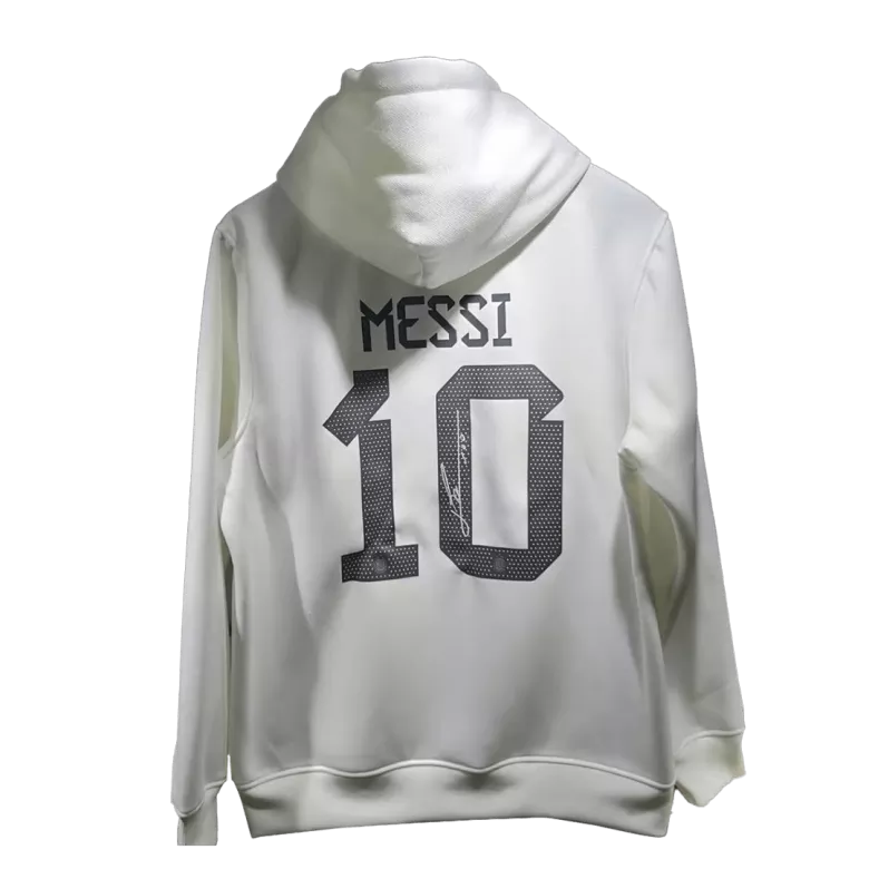 Argentina MESSI #10 Sweater Hoodie 2022 - White - gojersey