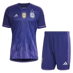 Adidas Argentina Lautaro Martinez Away Jersey 2022 World Cup Kit XL / 3 Stars Champions