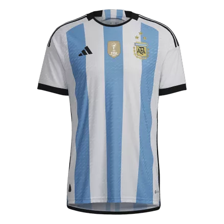 Argentina Three Star Home Jersey Authentic 2022-Champion Edition - gojerseys