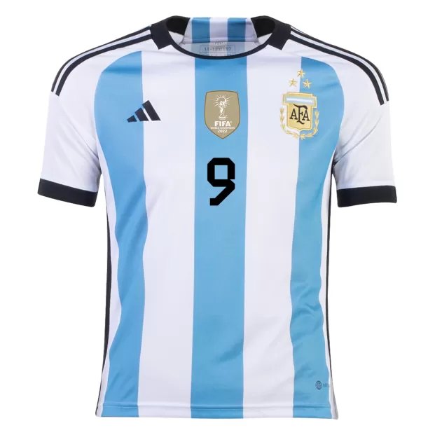 Argentina J. ALVAREZ #9 Home Jersey 2022