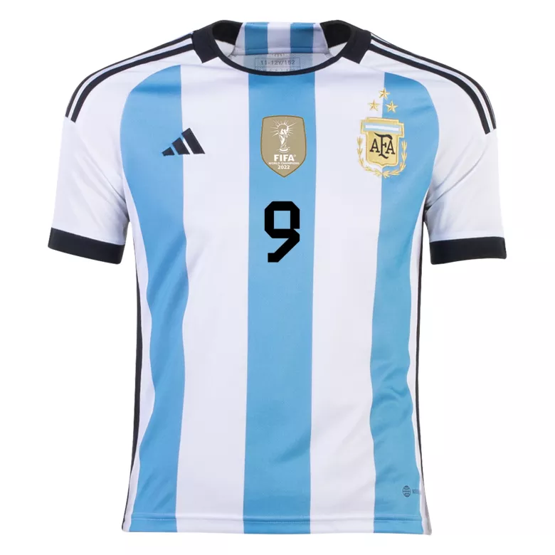 Argentina J. ALVAREZ #9 Home Jersey 2022 - gojersey