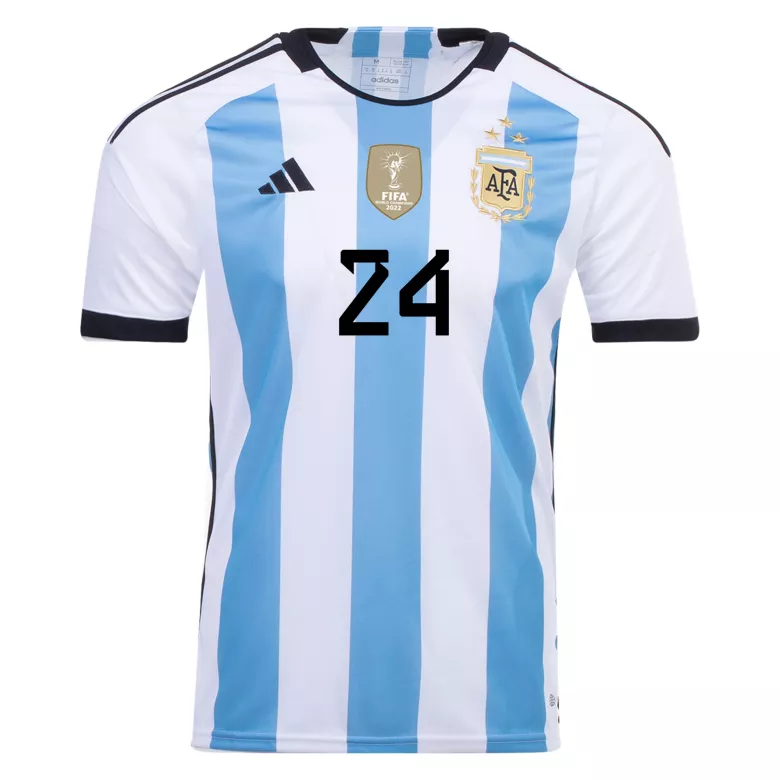 Argentina E. FERNANDEZ #24 Home Jersey 2022 - gojersey