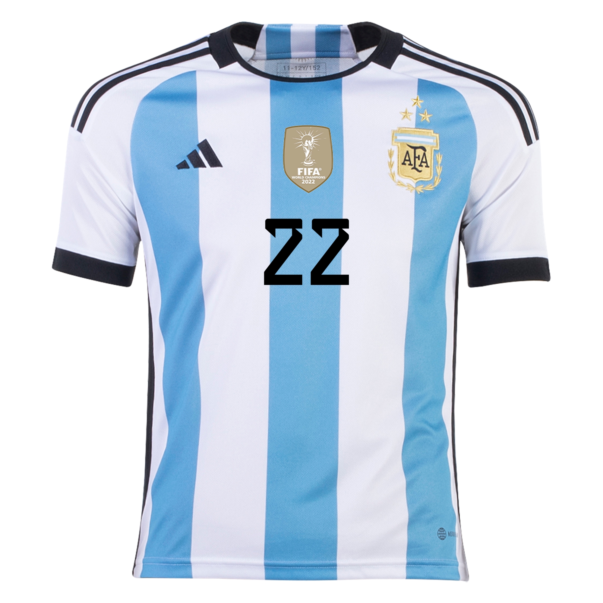 Camiseta seleccion Argentina MESSI MUNDIAL QATAR 2022 jersey maglia adidas