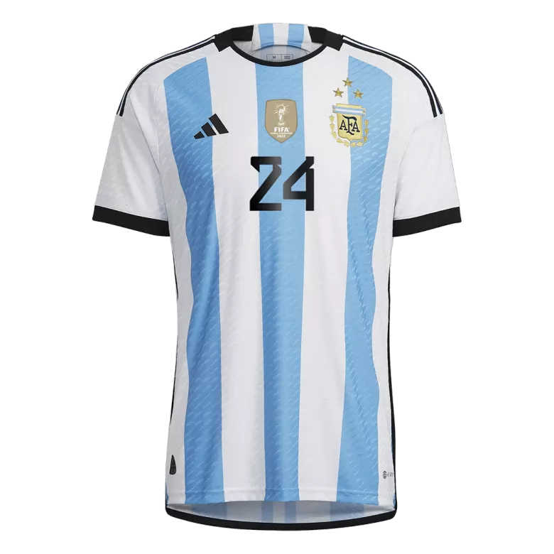 Argentina E. FERNANDEZ #24 Home Jersey Authentic 2022 - gojersey