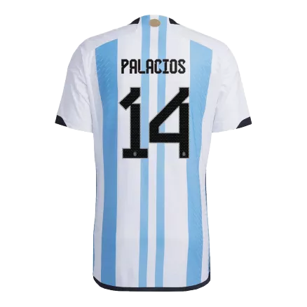 Argentina PALACIOS #14 Home Jersey Authentic 2022 - gojerseys