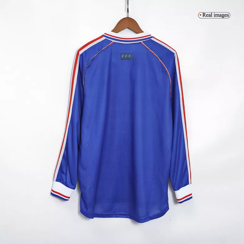France Home Jersey Retro 1998 - Long Sleeve - gojersey