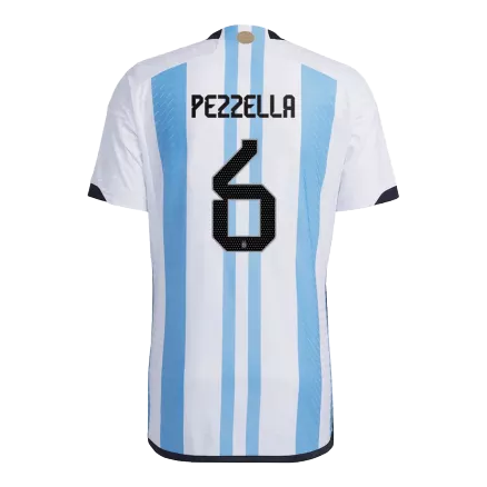 Argentina PEZZELLA #6 Home Jersey Authentic 2022 - gojersey