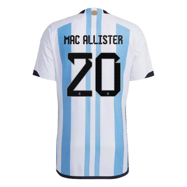 Argentina MAC ALLISTER #20 Home Jersey Authentic 2022