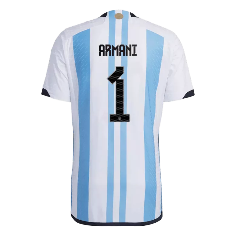 Argentina ARMANI #1 Home Jersey Authentic 2022 - gojersey
