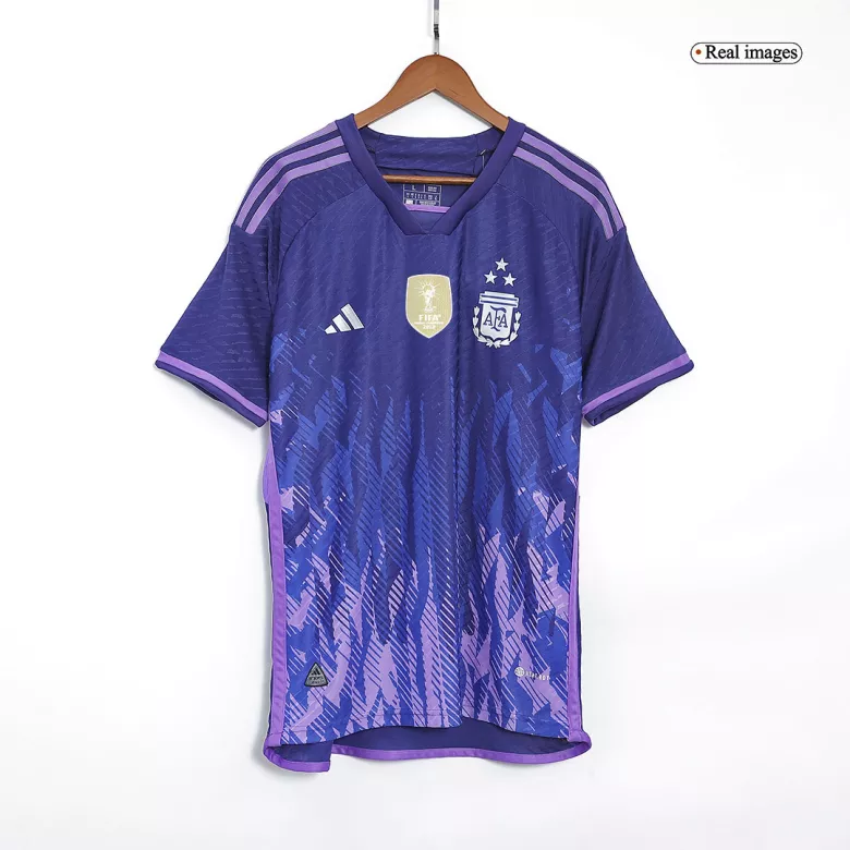Argentina Three Star Away Jersey Authentic 2022-Champion Edition - gojersey