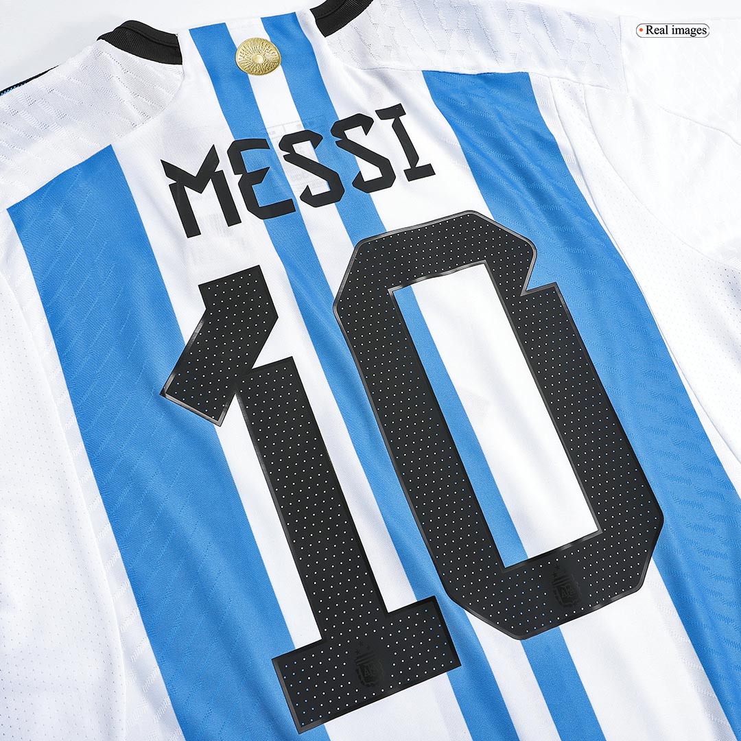 Took a while but worth the wait! Messi Argentina 3 Star Authentic