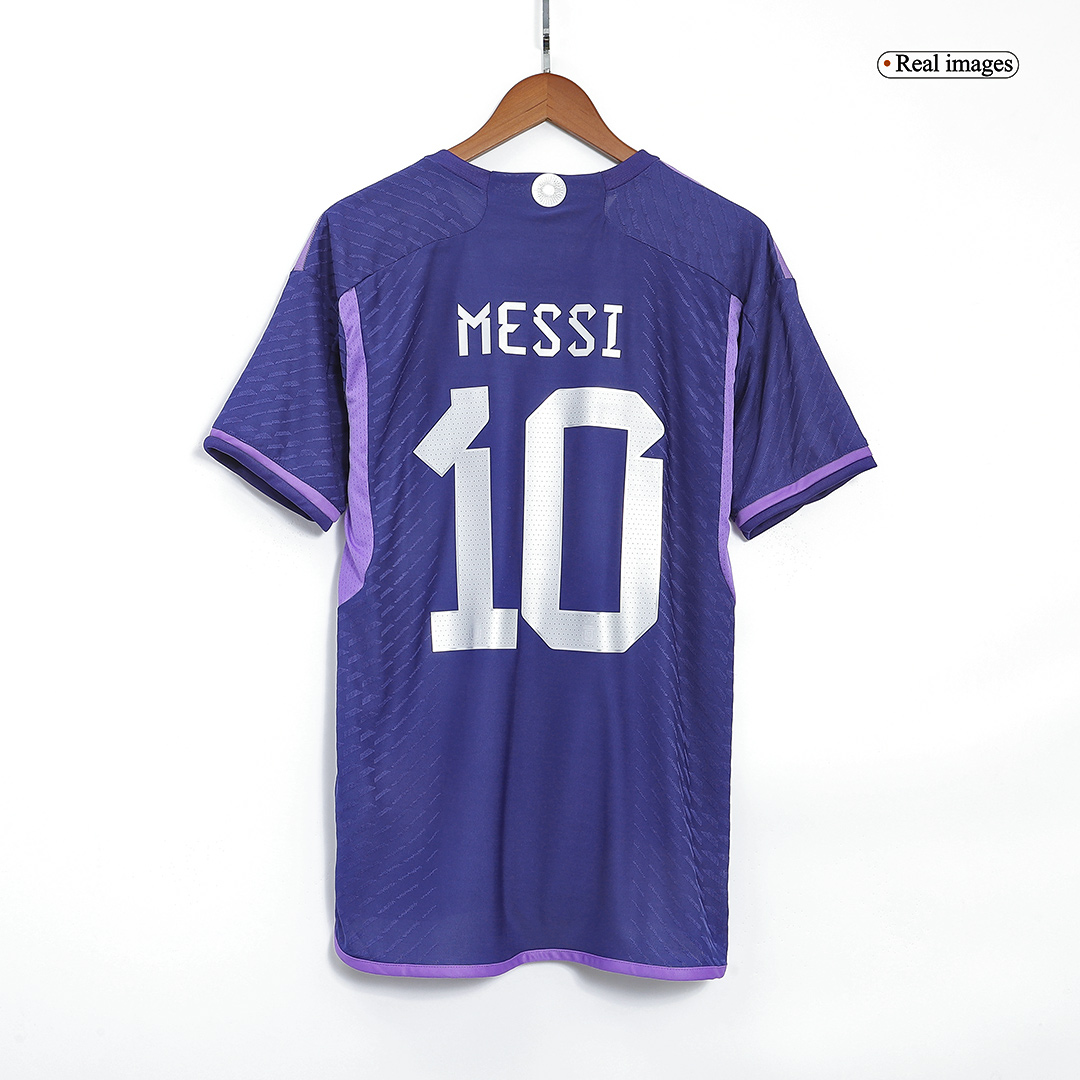 Argentina Messi #10 Away Jersey Authentic 2022