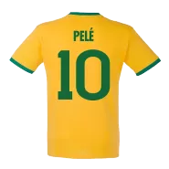 Brazil PELÉ #10 Home Jersey Retro 1970 - goaljerseys