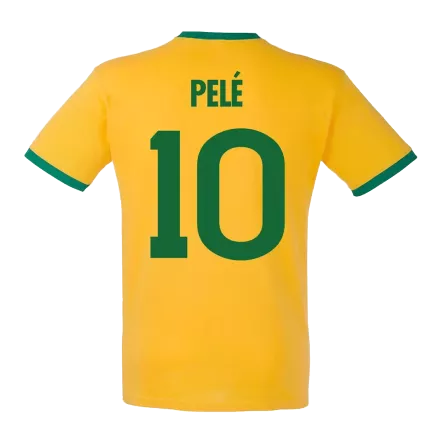 Brazil PELÉ #10 Home Jersey Retro 1970 - gojerseys