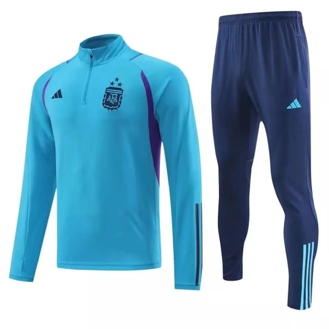 Argentina 3 Stars Sweatshirt Kit 2022/23 - Blue (Top+Pants)