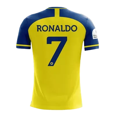 Al Nassr RONALDO #7 Home Jersey Authentic 2022/23 - gojersey