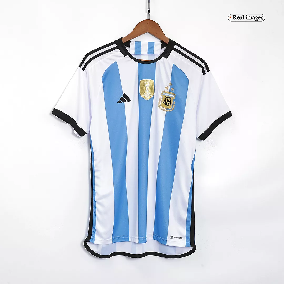 Argentina 3 Stars Home Jersey 2022 - Champion Edition - goaljerseys