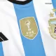 Argentina Three Star Home Jersey Kit 2022 Kids(Jersey+Shorts) - gojerseys
