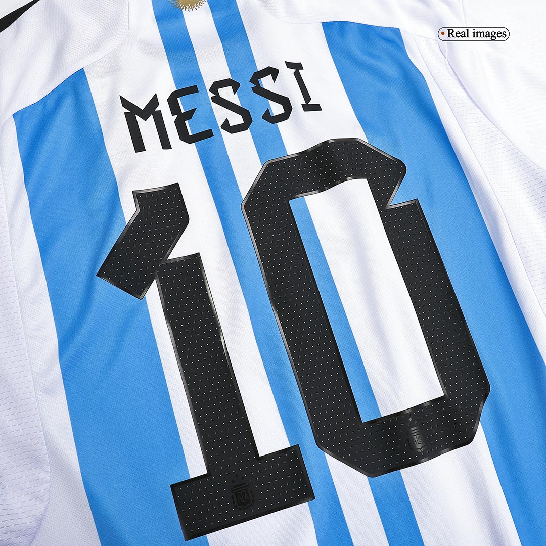 Argentina MESSI #10 Away 3 Stars Jersey Player's Version 2022/23 Purpl –  The World Jerseys