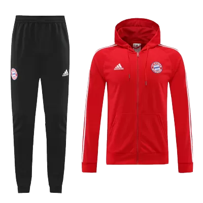 Bayern Munich Hoodie Training Kit 2022/23 - Red (Jacket+Pants) - gojersey