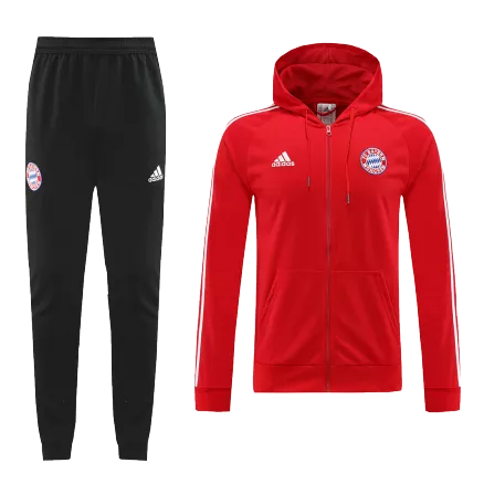 Bayern Munich Hoodie Training Kit 2022/23 - Red (Jacket+Pants) - gojerseys