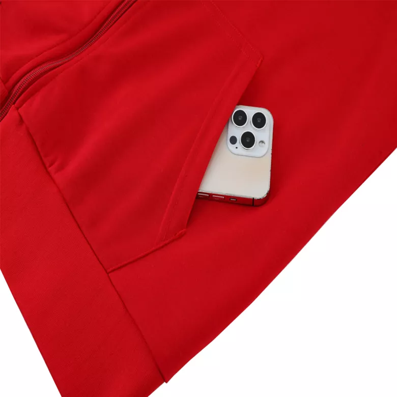 Bayern Munich Hoodie Training Kit 2022/23 - Red (Jacket+Pants) - gojersey