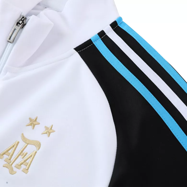 Argentina 3 Stars Training Jacket 2022/23 White&Black - gojersey