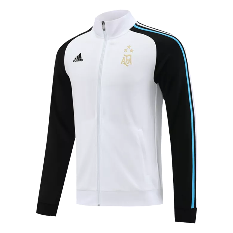 Argentina 3 Stars Training Kit 2022 - White&Black (Jacket+Pants) - gojersey