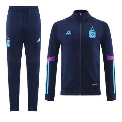 Argentina 3 Stars Training Kit 2022 - Royal Blue (Jacket+Pants) - gojersey