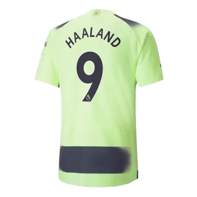 Manchester City HAALAND #9 Third Away Jersey Authentic 2022/23 - gojersey