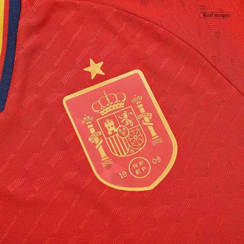 Authentic Spain Long Sleeve Home Jersey 2022 - gojersey