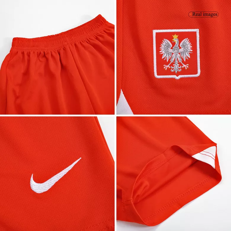 Poland Home Jersey Kit 2022 Kids(Jersey+Shorts) - gojersey