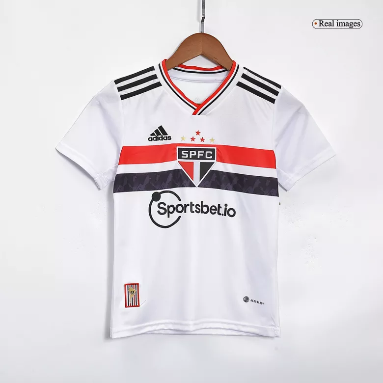 Sao Paulo FC Home Jersey Kit 2022/23 Kids(Jersey+Shorts) - gojersey