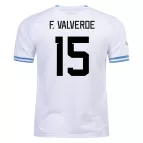 Uruguay F. VALVERDE #15 Away Jersey 2022 - goaljerseys