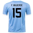 Uruguay F. VALVERDE #15 Home Jersey 2022 - goaljerseys