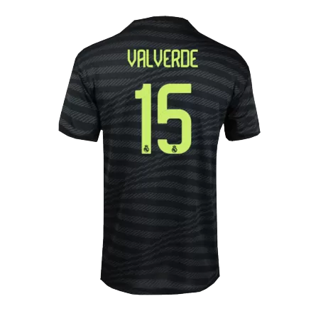 Real Madrid VALVERDE #15 Third Away Jersey 2022/23 - gojerseys
