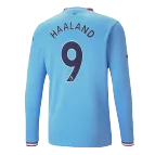 Manchester City HAALAND #9 Long Sleeve Home Jersey 2022/23 - goaljerseys