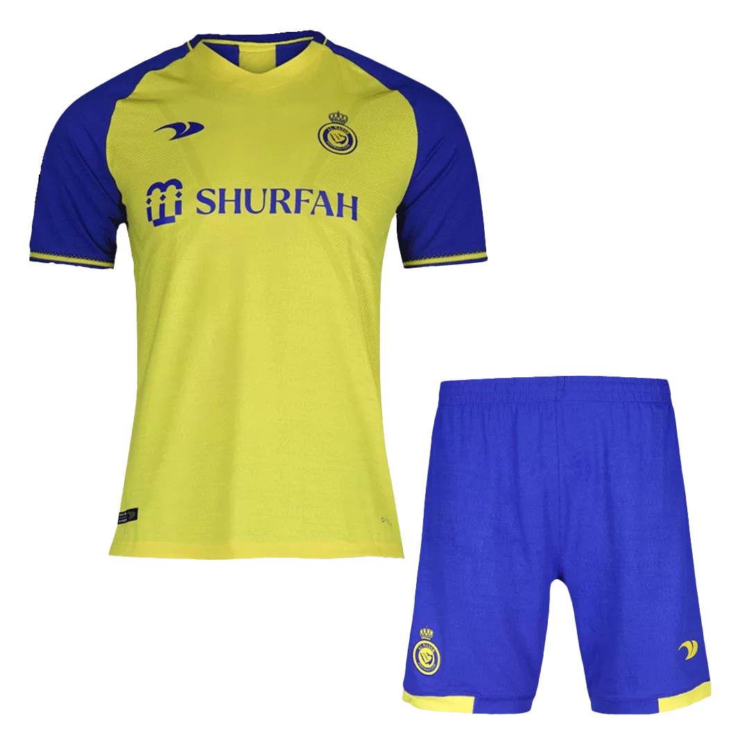 Al Nassr Home Jersey Kit 2022/23 (Jersey+Shorts)