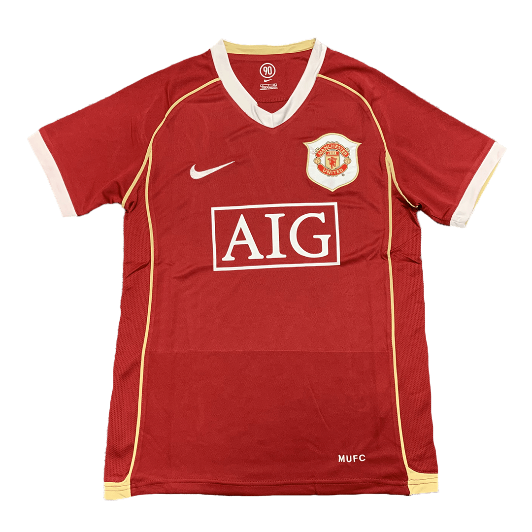 Nike Manchester United Ronaldo 06/07 LS Home Jersey / Shirt - (Size S)