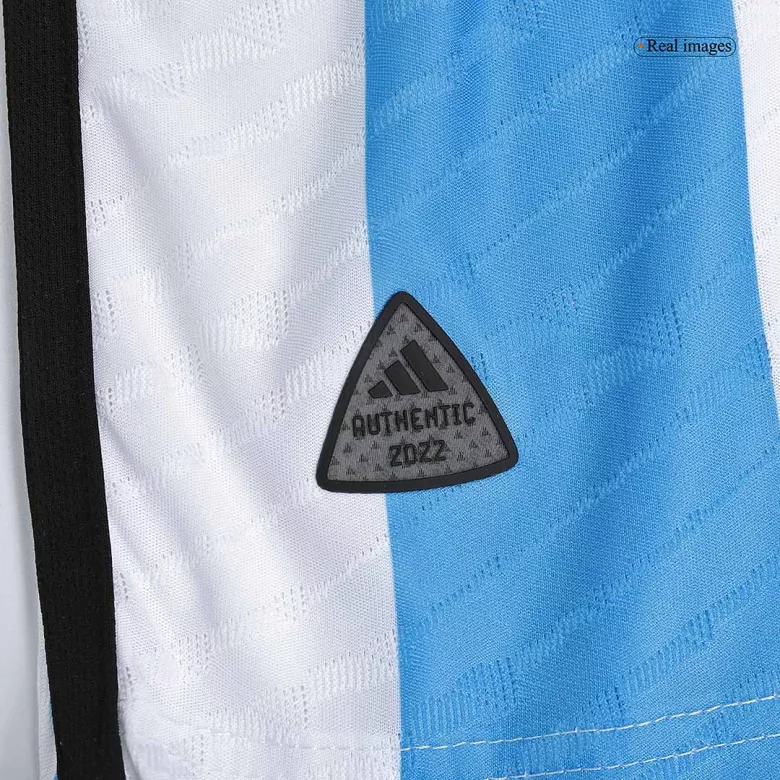 Authentic Argentina Long Sleeve Home Jersey 2022 - gojersey